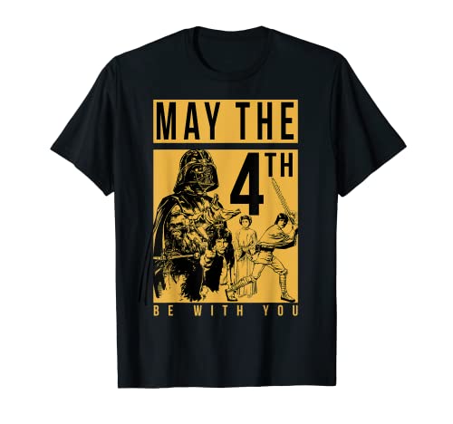 Star Wars May The 4th Boxed Poster Camiseta