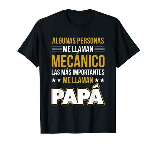 Hombre Papá Mecánico Design Divertido Camiseta