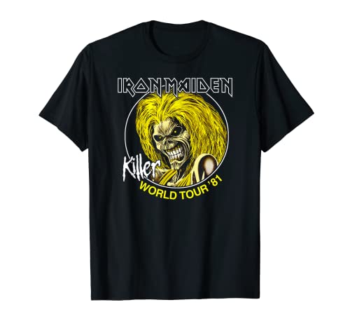 Iron Maiden - Killers World Tour Revision Camiseta