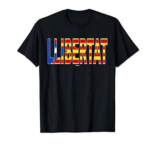 Llibertat - Catalunya La Estelada bandera cutout Camiseta