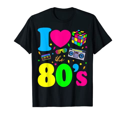 I Love The 80s Shirt 80s Ropa para mujeres y hombres Camiseta