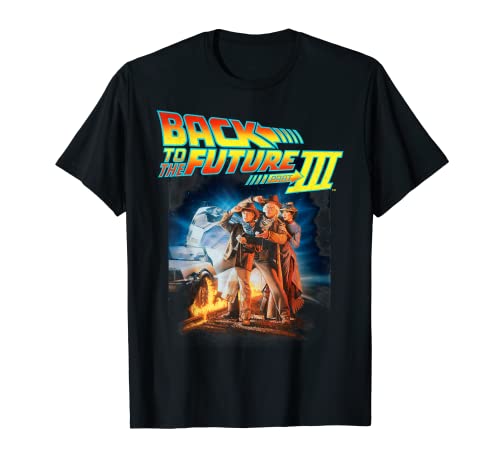 Back To the Future Three Movie Poster Camiseta