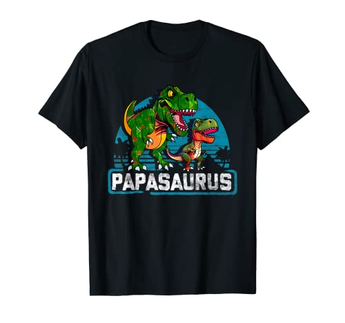 Papasaurus Regalo Papasaurio Día Del Padre Abuelo Hombre Camiseta