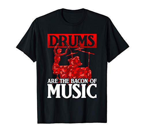 Batería Instrumento Musical Baterista Rocker Música Drummer Camiseta