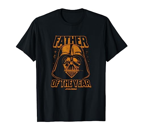 Star Wars Día del Padre Vader Father Of The Year Orange Camiseta