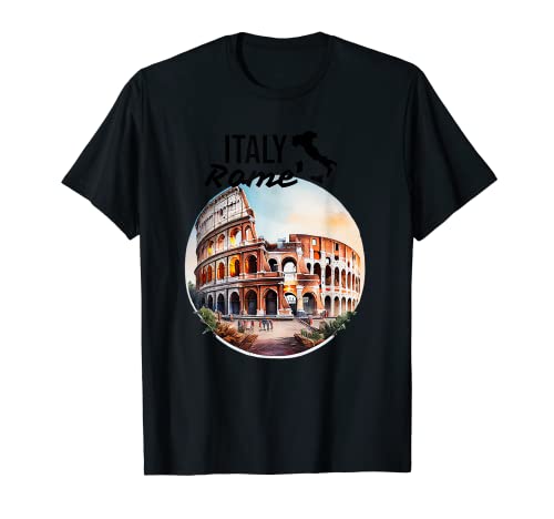 Italia Coliseo Roma I Love Italy Lover Camiseta