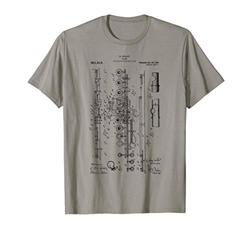 Gráfico de la patente de la flauta 1908 Camiseta