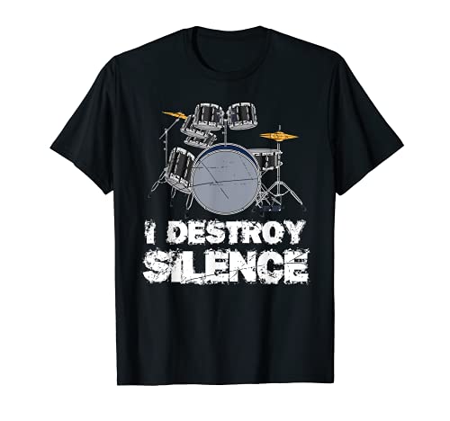 Batería Instrumento Música Músico Baquetas Drummer Baterista Camiseta