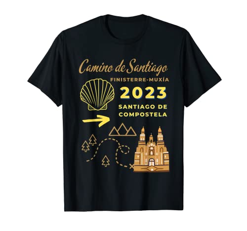 Camino Finisterre-Muxía 2023 Santiago de Compostela Camiseta