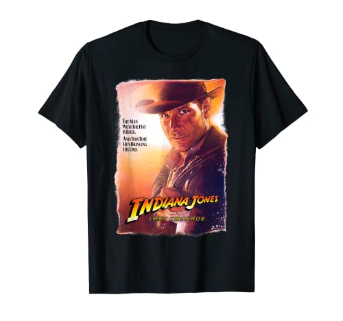 Lucasfilm Indiana Jones and the Last Crusade Poster Art Camiseta