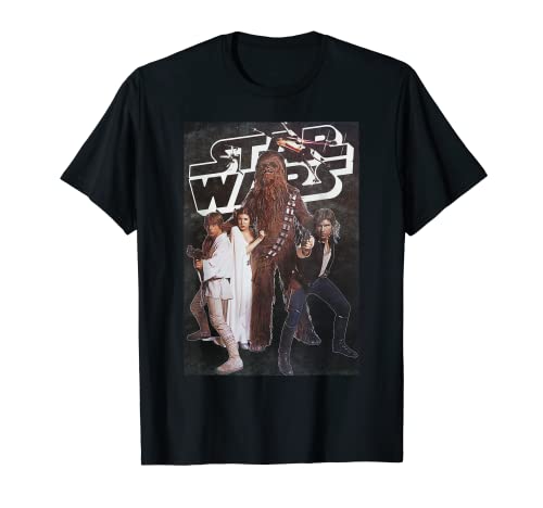 Star Wars Vintage Group Poster Camiseta