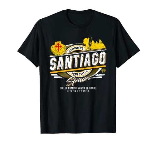 Camino de Santiago España Regalo para Peregrinos Camiseta