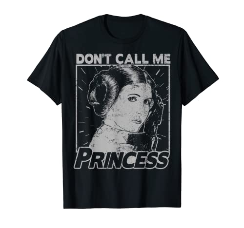 Star Wars Princess Leia Don't Call Me Princess Poster Camiseta