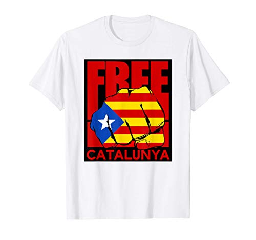 Free Catalunya Independencia Bandera De Cataluña Regalo Camiseta