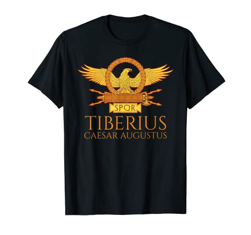 Historia romana antigua - Tiberio César Augusto - SPQR Roma Camiseta