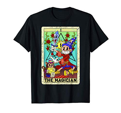 El mago Carta Tarot I old timey Fleischer cartoon Style Camiseta