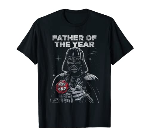 Hombre Star Wars Father's Day Father Vader Camiseta