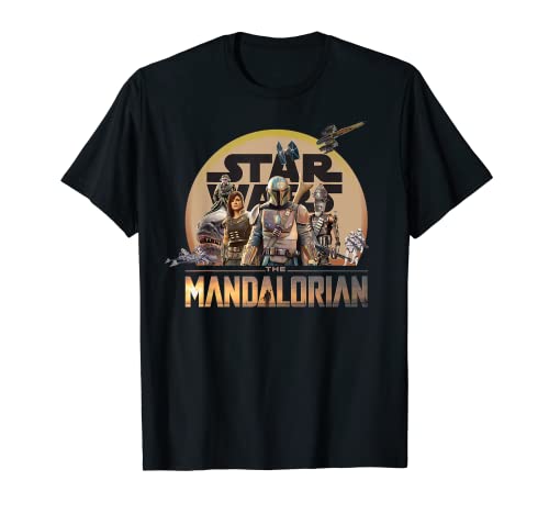 Star Wars The Mandalorian Mash Up Poster Camiseta