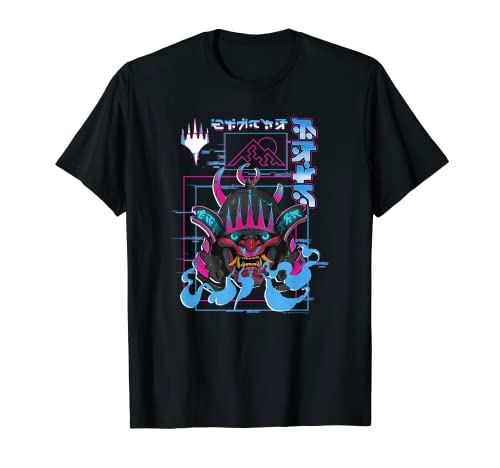 Magic: The Gathering Kamigawa Neon Samurai Poster Camiseta