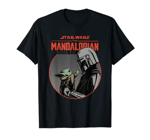 Star Wars The Mandalorian Mando and the Child Retro Camiseta