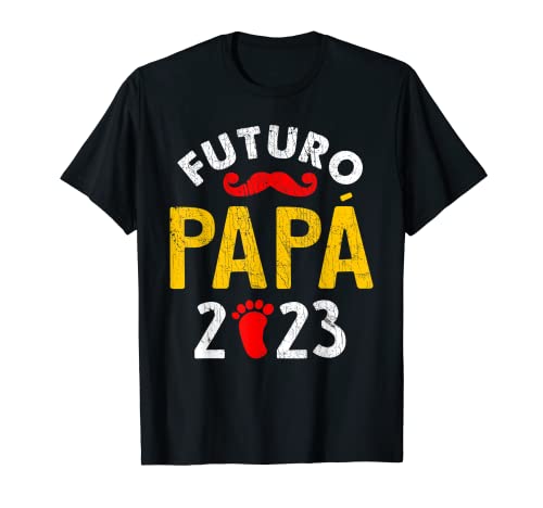 Futuro Papá 2023 Padre Primerizo Bebé Día Del Padre Hombre Camiseta
