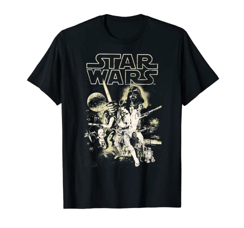 Star Wars Vintage Poster Group Camiseta