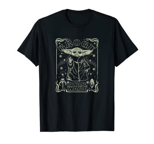 Star Wars: The Mandalorian Starry Grogu Tarot Style Camiseta