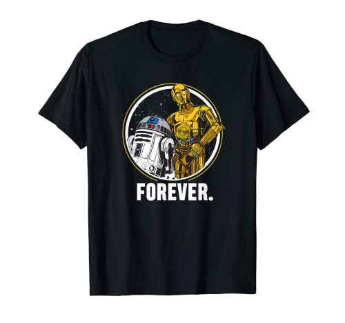 Star Wars C-3PO and R2-D2 Friends Forever Camiseta