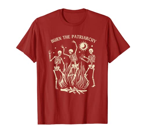 Quema el patriarcado, divertido Halloween feminista Camiseta