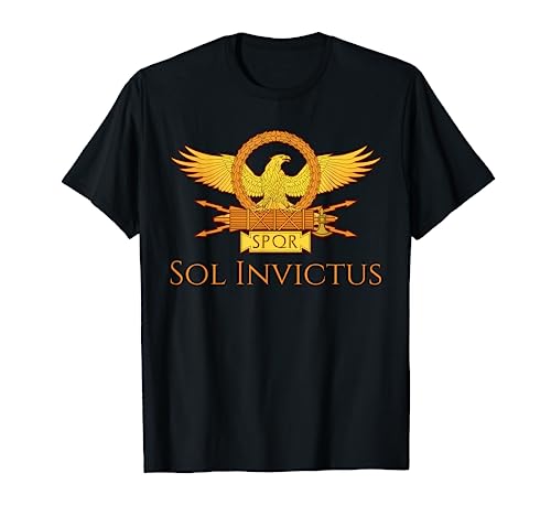 Ancient Roman Mythology Sol Invictus Roman Eagle SPQR Gift Camiseta
