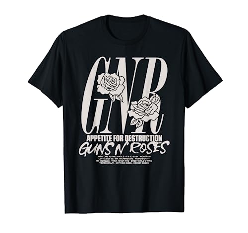 Pistas oficiales de Guns N' Roses Appetite Camiseta