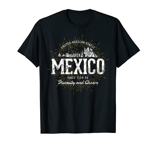 Mexico estilo vintage retro México Camiseta