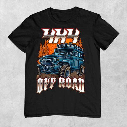 Camiseta 4x4 Offroad Coche Todoterreno