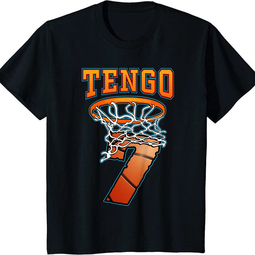 Camiseta Niños Tengo 7 Años Baloncesto