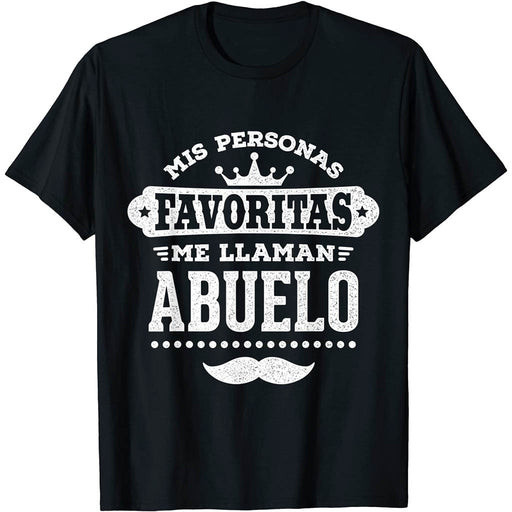 Camiseta Divertida Abuelos Mis Personas Favoritas Me Llaman Abuelo