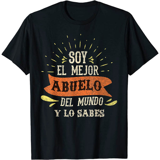 Camiseta Divertida Abuelos Soy el Mejor Abuelo y lo Sabes
