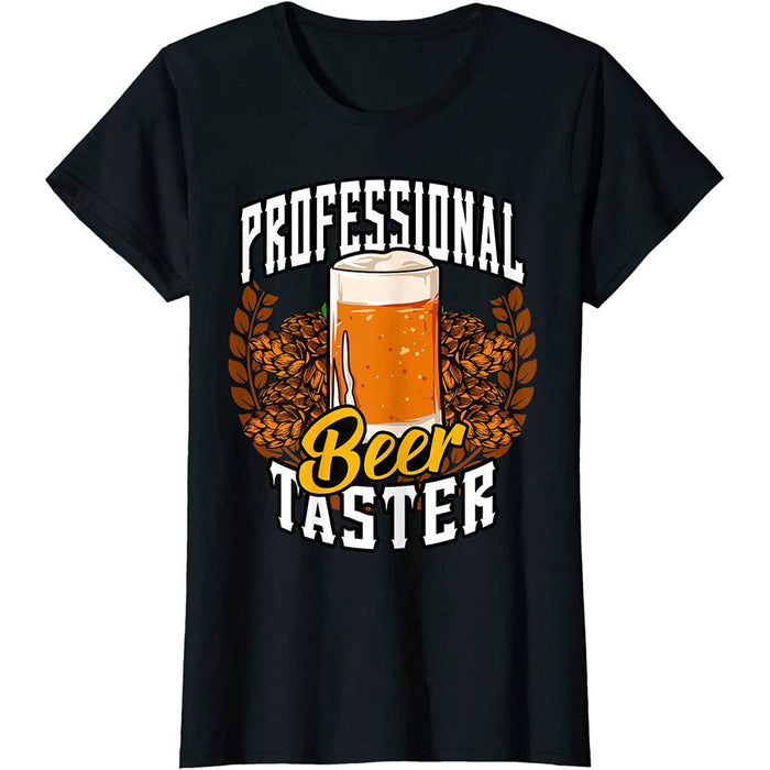 Camiseta Cerveza Humor Professional Beer Taster Probador Profesional