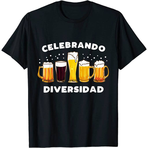 Camiseta Cervecera Original Celebrando Diversidad Tipos De Cerveza