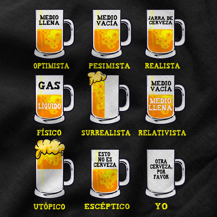 Camiseta Cerveza Original Psicoanálisis Tipos De Personas