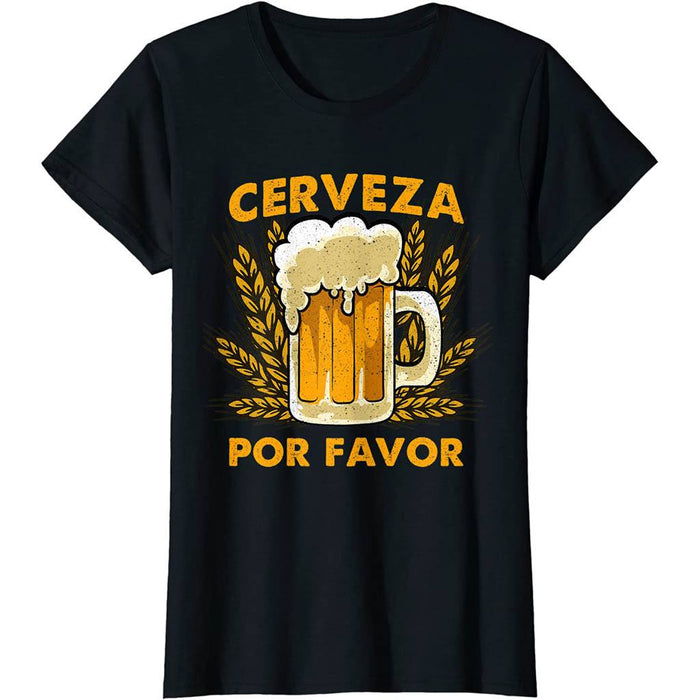 Camiseta Cervecera Humor Una Cerveza Por Favor
