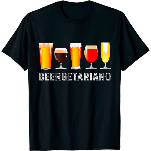 Camiseta Cerveza Divertida Beergetariano Vegetariano