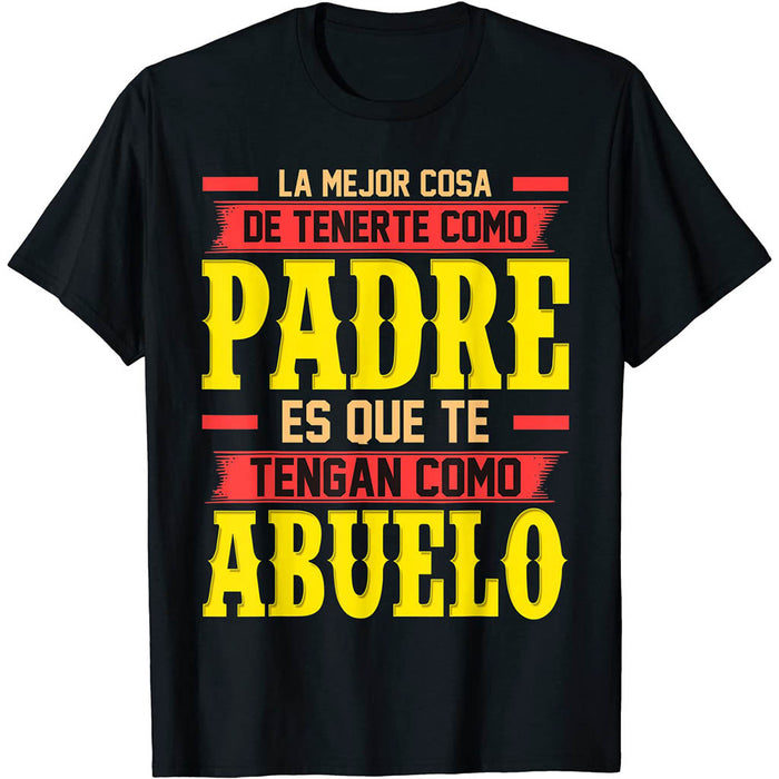 Abuelo Camisa DÃa Del Padre Mejor Abuelo Playera Papa Y Abuelo