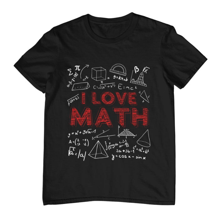 Camiseta I Love Math
