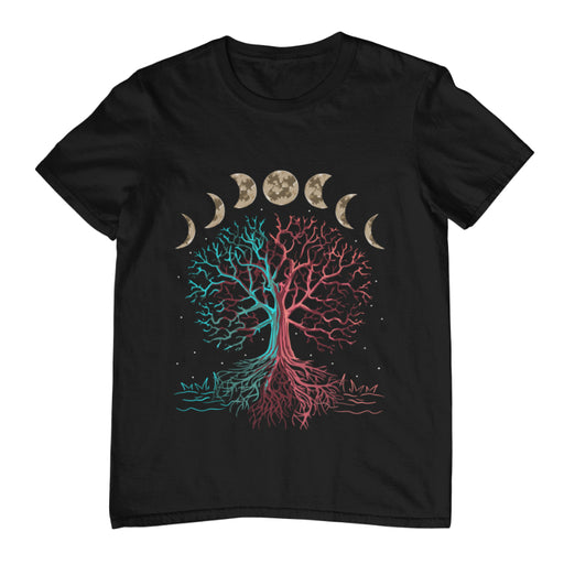 Camiseta Árbol de la Vida Fases Lunares