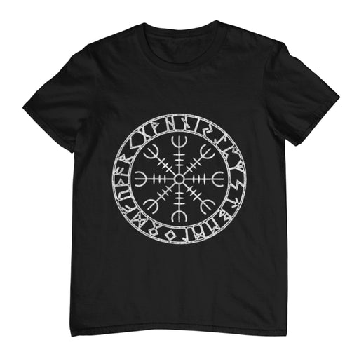 Camiseta Valhalla Símbolo Vikingo Runas