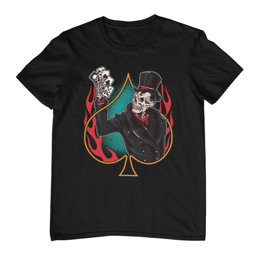 Camiseta Calavera Poker Halloween