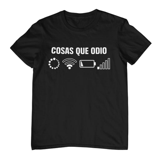 Camiseta Cosas Que Hago Geek Millenial