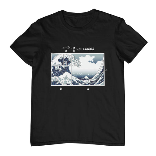 Camiseta Espiral de Fibonacci Gran Ola