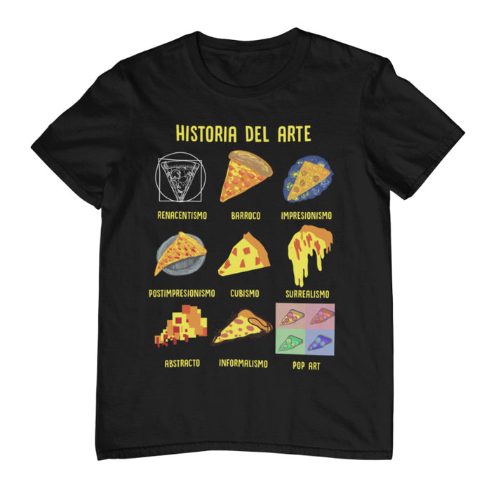 Camiseta Historia del Arte Pizza