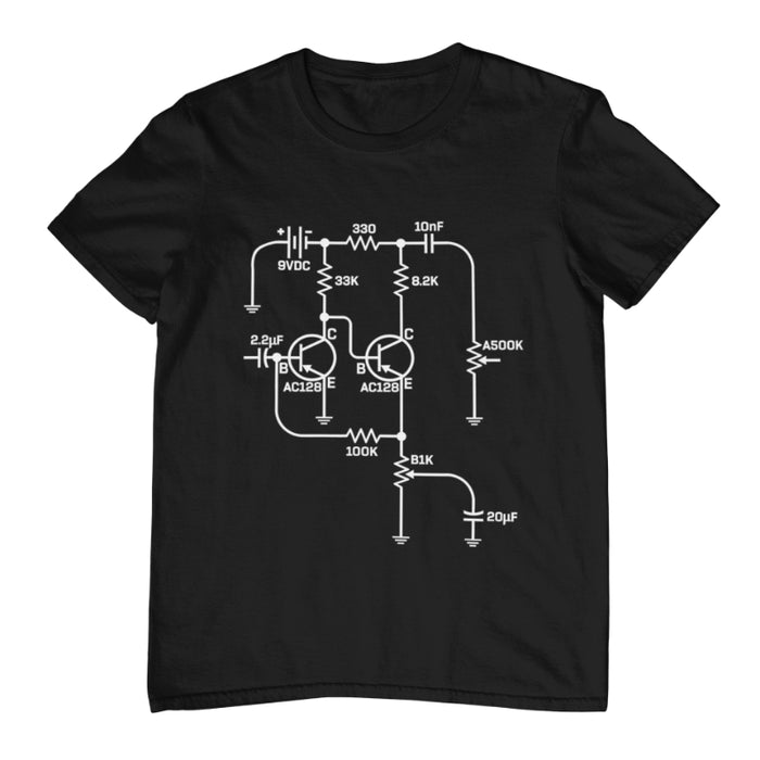 Camiseta Diagrama Transistor Electrónica